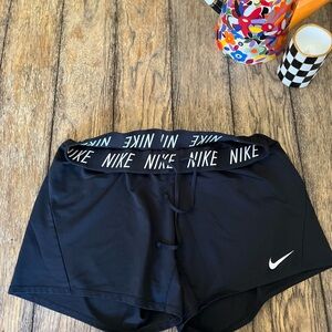 Nike Black Athletic Compression Shorts